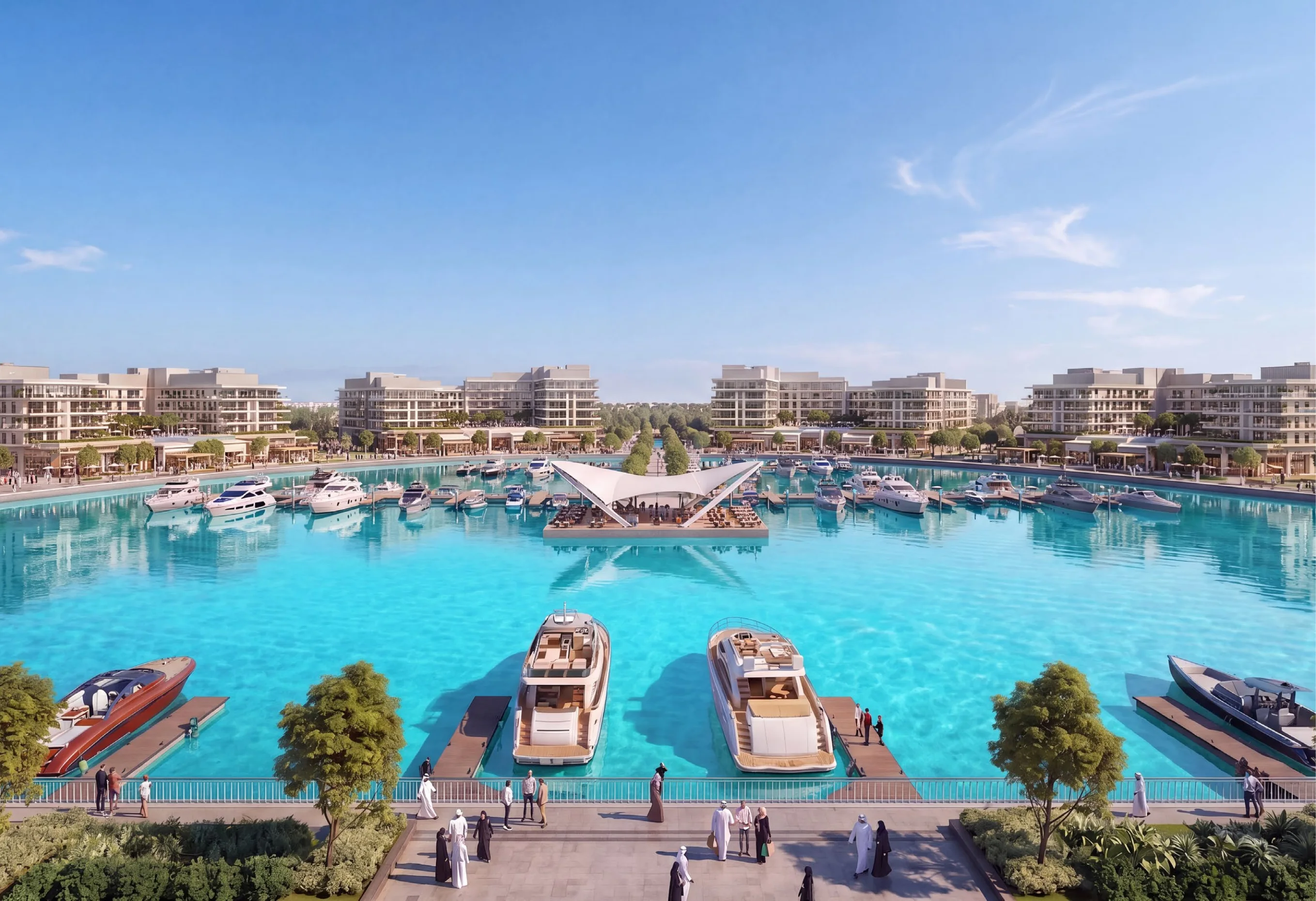 The Pier and The Harbour — apartments along the sheltered inner waterfront