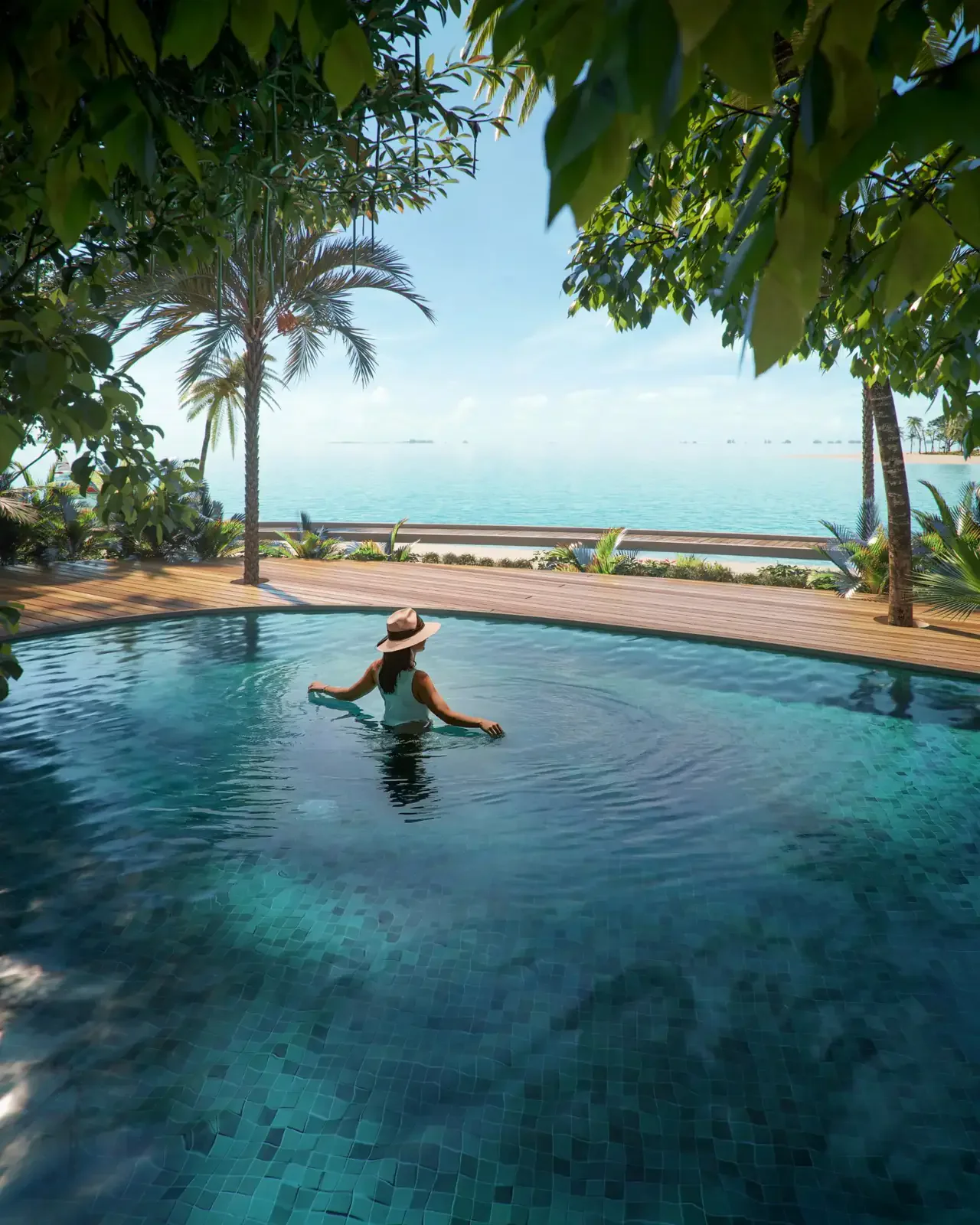 Ramhan Island waterfront destination